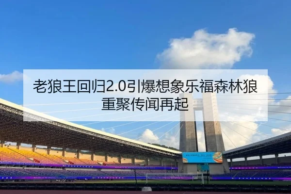 老狼王回归2.0引爆想象乐福森林狼重聚传闻再起